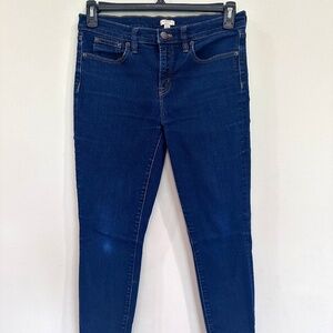 J CREW Stretch Women's Skinny Jeans Dark Wash - Size 29/28
